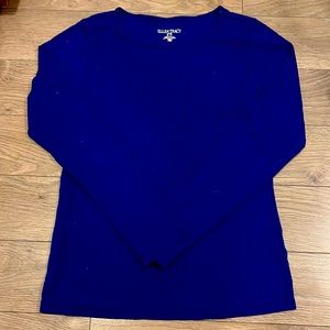 long sleeve blue top!